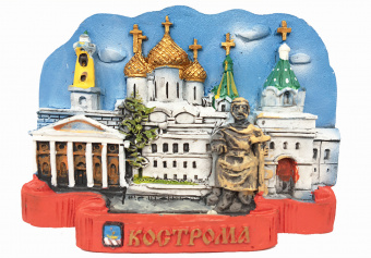 Магнит с лентой КОСТРОМА 7х5см
