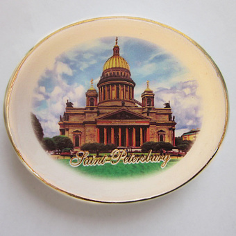 Магнит-овал Исаакий 7х5,8см