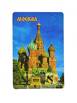 Магнит плоский  Москва в ассорт.